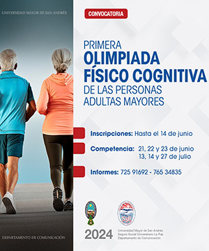 PRIMERAS OLIMPIADAS FÍSICO COGNITIVO DE LAS PERSONAS ADULTAS MAYORES - 2024